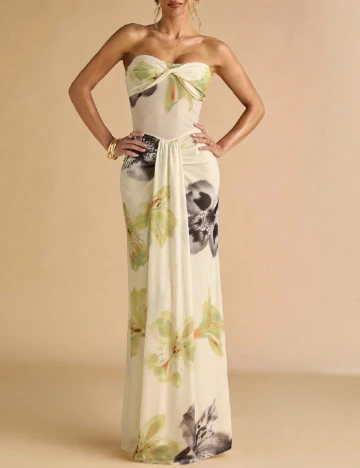 Rochie lunga SHEIN, floral print