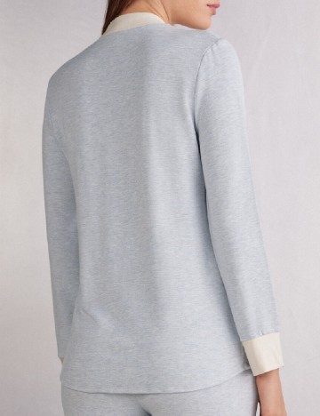 Cardigan Intimissimi, bleu/ecru