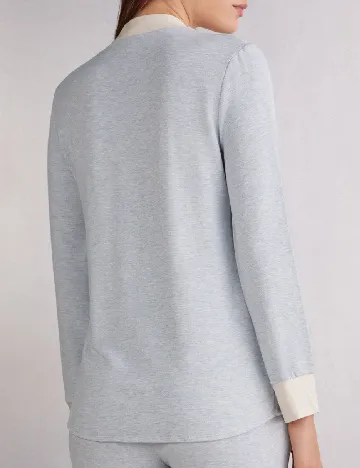 Cardigan Intimissimi, bleu/ecru