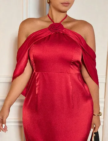 Rochie lunga SHEIN CURVE, rosu