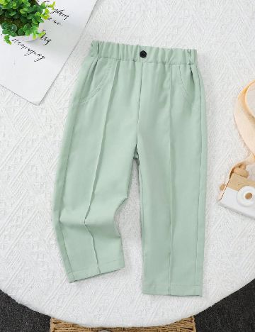 Pantaloni Shein Kids, verde