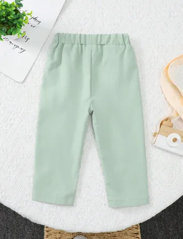 Pantaloni Shein Kids, verde