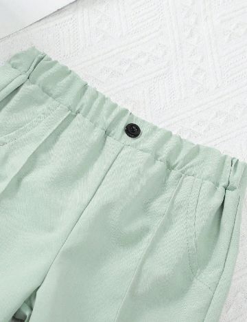 Pantaloni Shein Kids, verde