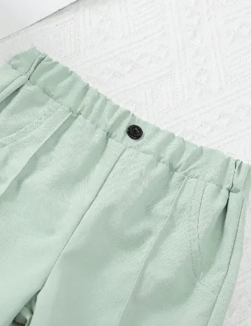 Pantaloni Shein Kids, verde