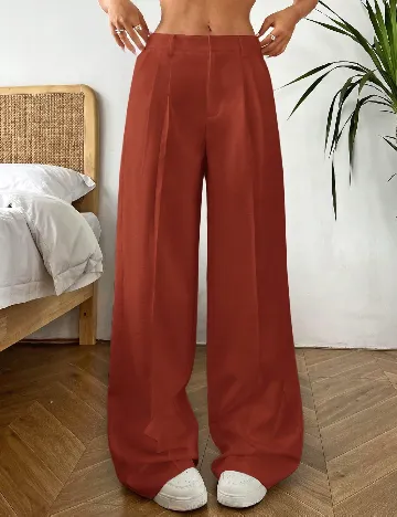 Pantaloni SHEIN, caramiziu