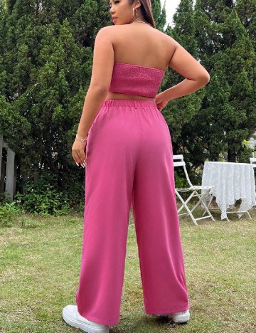 Compleu SHEIN CURVE, roz