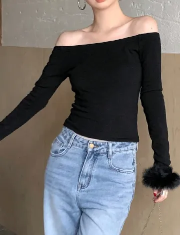 Bluza Dazy, negru