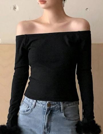 Bluza Dazy, negru