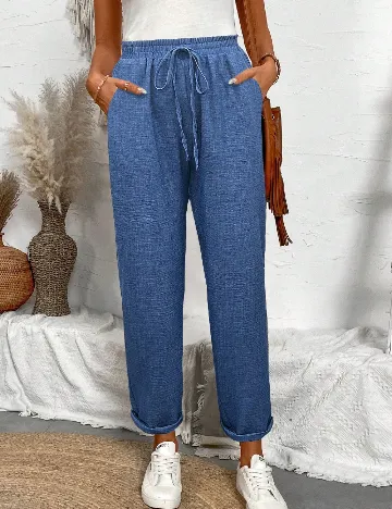 Pantaloni SHEIN, albastru