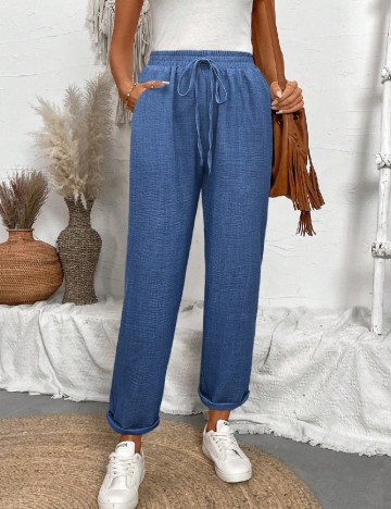 Pantaloni SHEIN, albastru