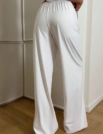 Pantaloni SHEIN, alb