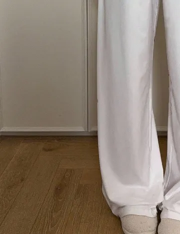 Pantaloni SHEIN, alb