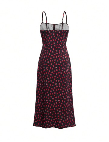 Rochie medie SHEIN, floral print