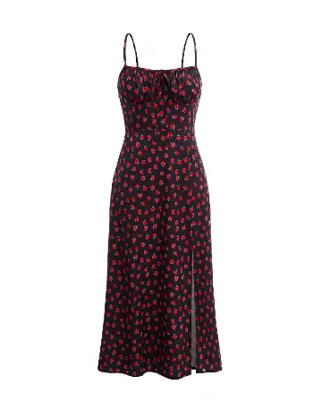 Rochie medie SHEIN, floral print