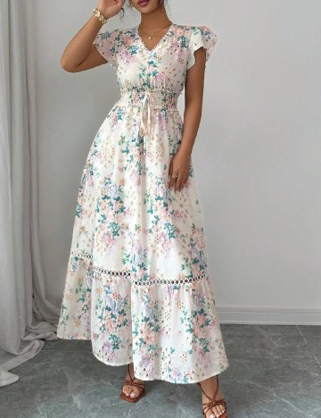 Rochie lunga SHEIN, floral print