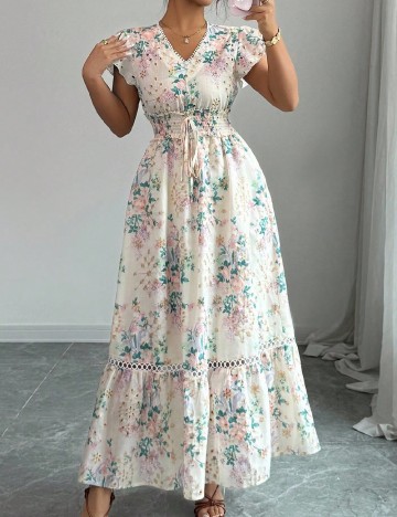 Rochie lunga SHEIN, floral print