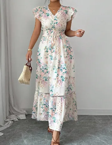 Rochie lunga SHEIN, floral print