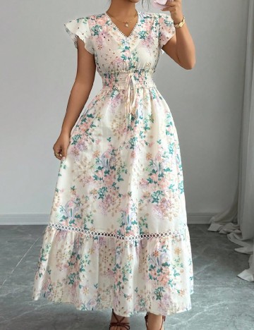 Rochie lunga SHEIN, floral print