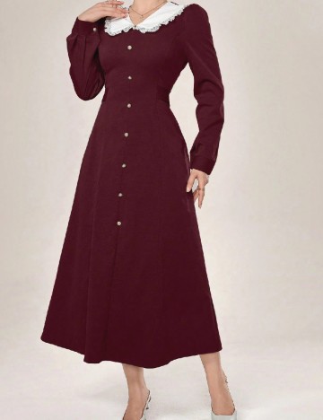 Rochie medie SHEIN, pruna
