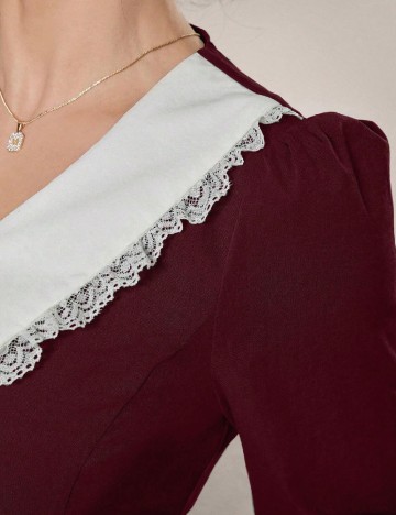 Rochie medie SHEIN, pruna