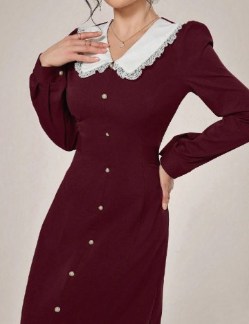 Rochie medie SHEIN, pruna