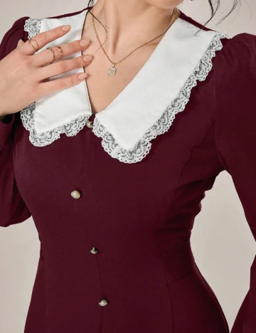 Rochie medie SHEIN, pruna