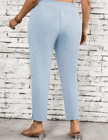 Pantaloni SHEIN CURVE, albastru