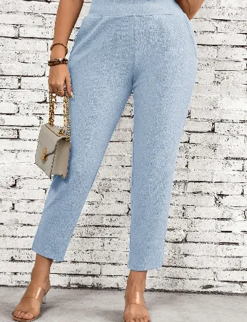 Pantaloni SHEIN CURVE, albastru