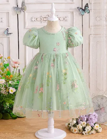 Rochie Shein Kids, verde