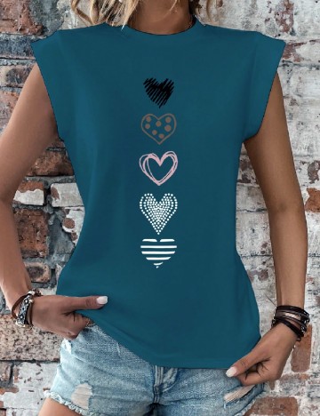 Tricou SHEIN, albastru
