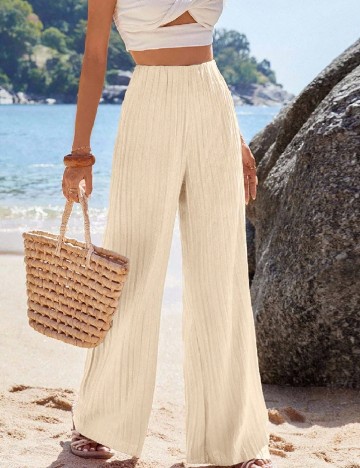 Pantaloni SHEIN, crem