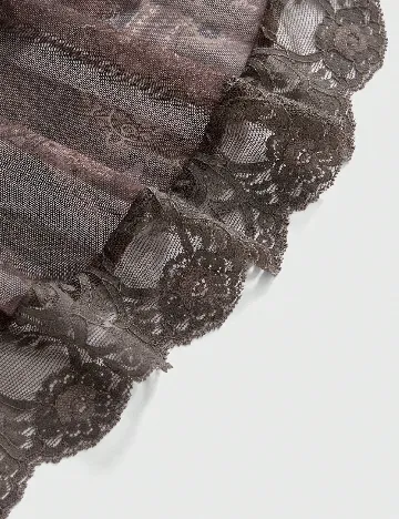 Rochie scurta Romwe, maro