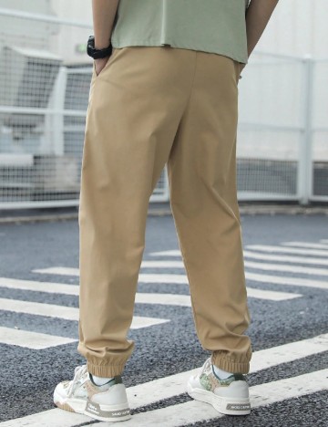 Pantaloni Shein Kids, maro
