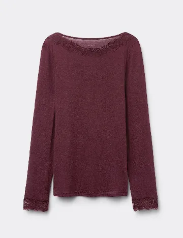 Bluza Tezenis, pruna