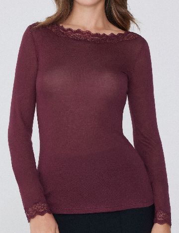Bluza Tezenis, pruna