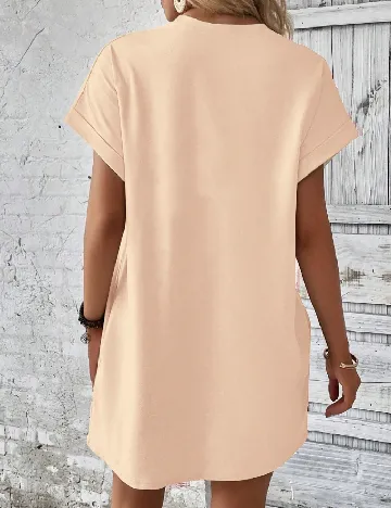 Rochie scurta SHEIN, crem