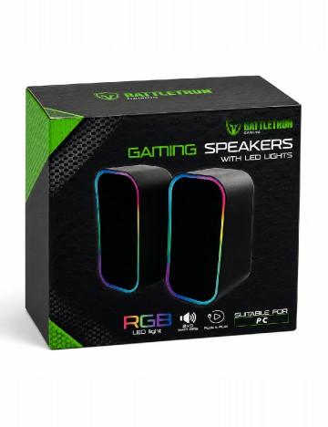 Boxe de gaming  2 bucati Battletron, negru