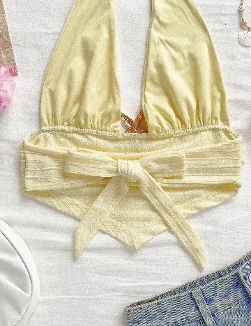 Top SHEIN, galben