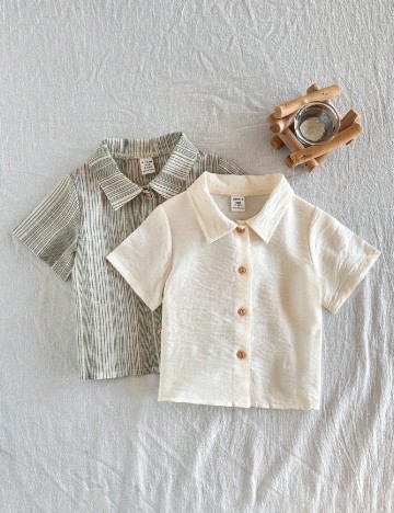 Set camasi 2 bucati Shein Kids, mix culori