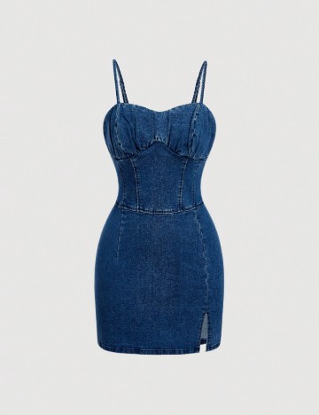 Rochie scurta SHEIN, albastru