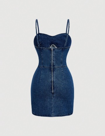 Rochie scurta SHEIN, albastru