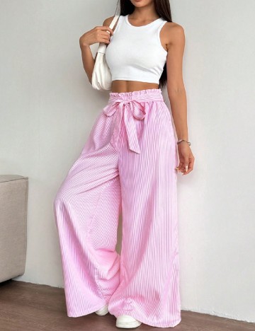 Pantaloni SHEIN, roz