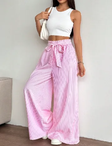 Pantaloni SHEIN, roz