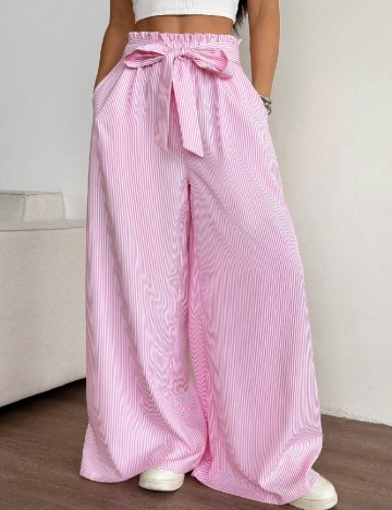 Pantaloni SHEIN, roz