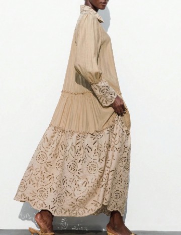 Rochie lunga SHEIN, crem