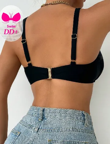 Sutien de baie SHEIN, negru