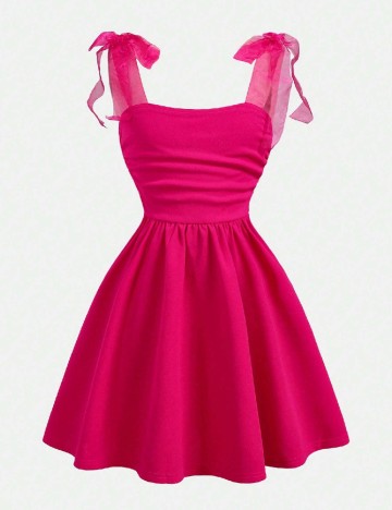 Rochie scurta Shein Kids, roz
