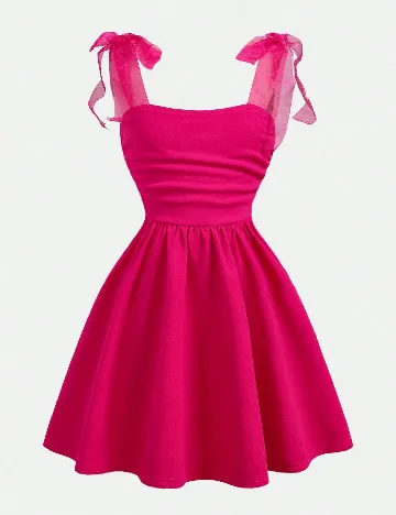 Rochie scurta Shein Kids, roz
