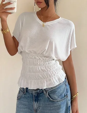 Bluza SHEIN, alb