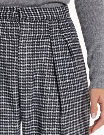 Pantaloni Tezenis, alb/negru